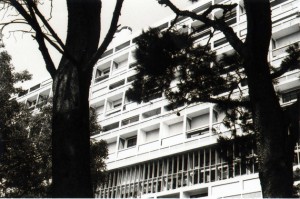 Cité Radieuse with Daniel Buren on Top